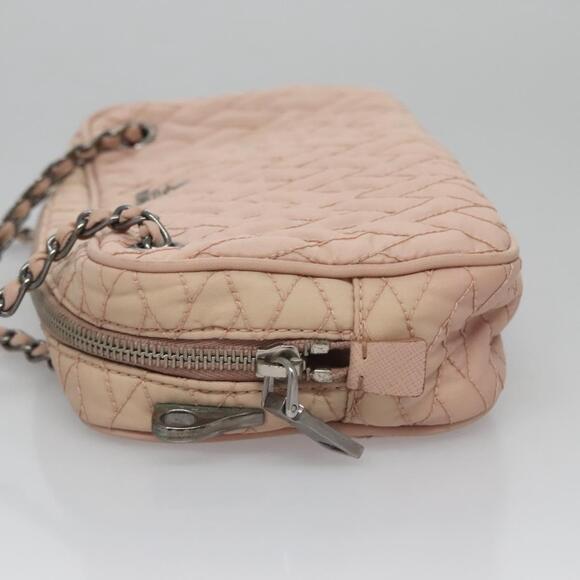 PRADA Hand Bag Nylon Pink - Picture 6 of 10